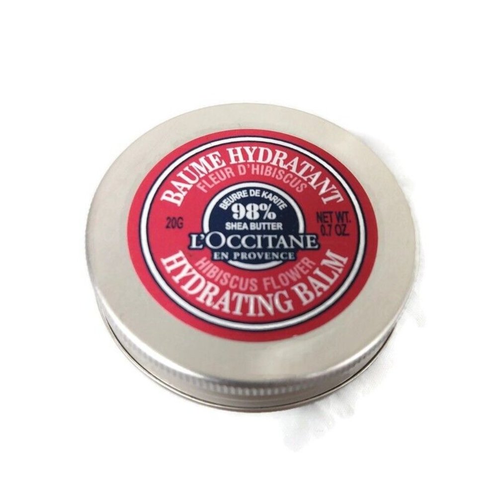 L’OCCITANE Limited Edition HIBISCUS FLOWER Hydrating Balm 0.7 OZ / 20 g ~ NEW